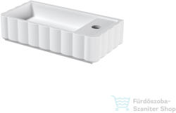 RIHO CATCHING WAVES 45x22 cm jobbos kézmosó, matt fehér W045003105 (W045003105)