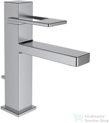 Laufen Quadriga mosdócsaptelep automata leeresztővel, rozsdamentes acél HF901101441000 (HF901101441000)