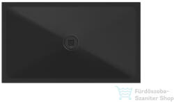 SAPHO GSI EXTRA FLAT zuhanytálca, ExtraGlaze, 120x70x2cm, matt fekete (46120726) (46120726) - furdoszoba-szaniter