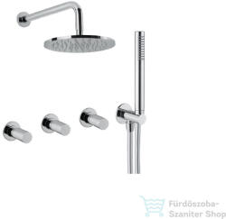 Bugnatese MOON falsík alatti zuhanyrendszer belső egységgel, zuhanyszettel, króm 7127CR (7127CR)