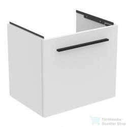 Ideal Standard I. Life S 50x37, 5 cm-es 1 fiókos fali szekrény mosdó és fogantyú nélkül, matt fehér T5290DU (T5290DU)