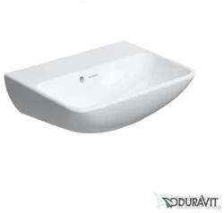 Duravit ME BY STARCK 45x32 cm-es kézmosó csaplyuk nélkül, Wondergliss bevonattal, White Satin Matt 07194532101 (07194532101)