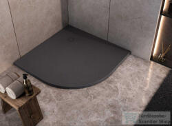 Kolpa San Hopp R 100x100 íves öntött márvány zuhanytálca, antracit 575590 (575590)