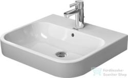 Duravit HAPPY D. 2 60x50, 5 cm bútorral aláépíthető csiszolt mosdó Wondergliss bevonattal, 23186000271 (23186000271)