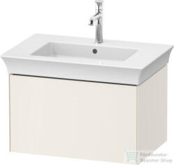 Duravit WHITE TULIP mosdó alá építhető függesztett 1 fiókos alsószekrény, 684 x 458 mm, Nordic White High Gloss WT42410H4H4 (WT42410H4H4)