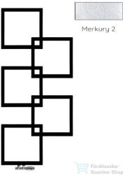 Radeco LOCO 5 MINI 1123x500 design radiátor, MERKURY 2 (ezüst) színben, jobbos (Radeco_LOCO_5_MINI_J_MERKURY2)