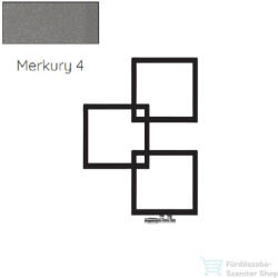Radeco LOCO 3 MINI 707x500 design radiátor, MERKURY 4 (metál szürke) színben, balos (Radeco_LOCO_3_MINI_B_MERKURY4)