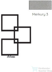 Radeco LOCO 3 MINI 707x500 design radiátor, MERKURY 3 (metál világosszürke) színben, jobbos (Radeco_LOCO_3_MINI_J_MERKURY3)