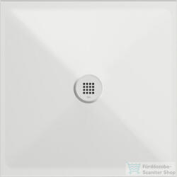 SAPHO GSI EXTRA FLAT zuhanytálca, ExtraGlaze, 80x80x2cm, matt fehér (46080809) (46080809) - furdoszoba-szaniter