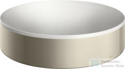 Hansgrohe AXOR SUITE 40 cm-es pultra ültethető mosdó csaplyuk nélkül, matt fehér/szálcsiszolt nikkel 42001820 (42001820)