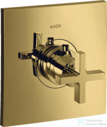 Hansgrohe AXOR Citterio Highlow falsík alatti termosztátos csaptelep, polírozott arany hatású 39716990 (39716990)