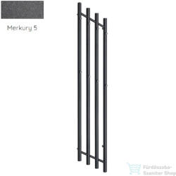 Radeco FUEGO KOLOR 1650x290 balos design radiátor, MERKURY 5 (metál sötétszürke) színben (Radeco_FUEGO_L_MERKURY5)