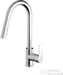 Jika PONTA STYLE Cold Start kihúzható fejes, 2 funkciós álló mosogató csaptelep, króm H3512H10044601 (H3512H10044601)