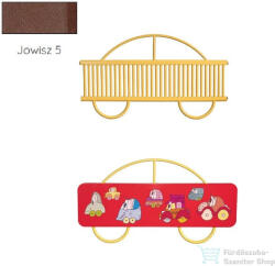 Radeco AUTO 680x1250 design radiátor gyerekszobába, JOWISZ 5 (matt barna) színben (Radeco_AUTO_JOWISZ5)