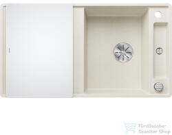 BLANCO AXIA III 5 S-F SILGRANIT® mosogató medence munkalapszitű beépítéshez, távműködtetővel, üveg vágólappal, törtfehér 527042 (527042)