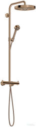 Hansgrohe AXOR ONE 280 termosztátos zuhanyrendszer, polírozott vörös arany hatású 48794300 (48794300)