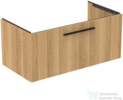 Ideal Standard I. Life B 100x50, 5 cm-es 1 fiókos fali szekrény mosdó és fogantyú nélkül, Natural oak T5275NX (T5275NX)
