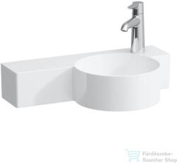 Laufen Val SaphirKeramik 55x31, 5 cm-es túlfolyó nélküli kézmosó bal oldali pulttal, fehér H8152840001141 (H8152840001141)