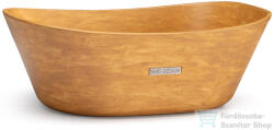 S.V.I.S. Design mosdó 50 cm LIBRA BASIC - PATINA okker, matt lakk UBX. LIBRA. BC. 050.000. PA. 01.1 (UBX_LIBRA_BC_050_000_PA_01_1)