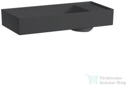 Laufen Kartell By Laufen 75x35 cm-es mosdótál csaplyuk nélkül, gaphite matt H8123327581121 (H8123327581121)