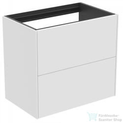 Ideal Standard CONCA 60x37, 3 cm-es 2 fiókos fali szekrény mosdó és pult nélkül, matt fehér T4354Y1 (T4354Y1)