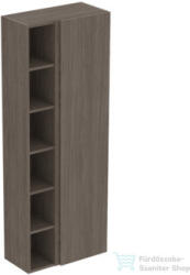 Ideal Standard FINESSE 60x30x160 cm-es 1 ajtós oldalsó szekrény, Dark elm E3442UR (E3442UR)