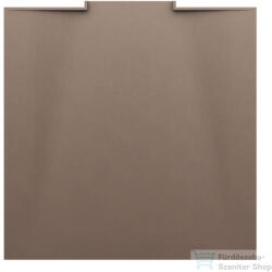 Laufen NIA zuhanytálca 90x90 cm, Marbond kompozit anyagból, lefolyó a falon belül, matt kávé H2100311290001 (H2100311290001)