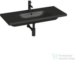 Jika MIO N 100x45 cm-es fali mosdó, matt fekete H8147137161041 (H8147137161041)