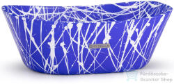 S.V.I.S. Design mosdó 50 cm LIBRA BASIC - PUNK kék és fehér, matt lakk UBX. LIBRA. BC. 050.000. PU. 01.1 (UBX_LIBRA_BC_050_000_PU_01_1)