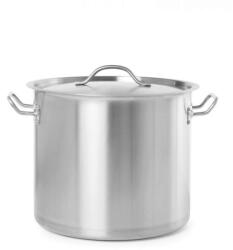HENDI Oala medie cu capac, 17 Lit, 28 cm diametru x 28 cm inaltime, Budget Line, inox 18/0 grosime 4 mm, Hendi Budget Line, DNH832882 (DNH832882)