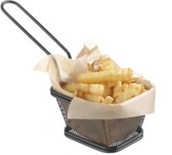 Hendi Cos servire tip mini-fry, pentru servire snacks , cartofi prajiti, inox, 90x90x(h)90 mm, Hendi, 105x90x60(h)mm, DNH425671 (DNH425671)