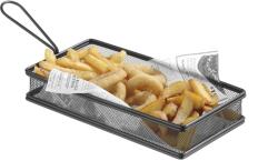 Hendi Cos servire tip mini-fry, pentru servire snacks , cartofi prajiti, inox, 255x135x(h)45 mm, Hendi, DNH425657 (DNH425657)