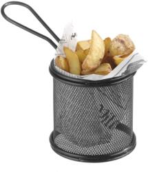 Hendi Cos servire tip mini-fry, pentru servire snacks , cartofi prajiti, inox, 90x90x(h)90 mm, Hendi, DNH425633 (DNH425633)
