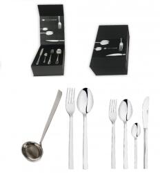 Inoxriv 51 részes (12 személyes) EvőeszközKészlet Díszdobozban Ginevra (61620051)