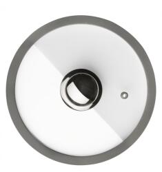 Inoxriv Prémium üveg fedő szilikon peremmel 24 cm (53806024)