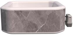 avenli Philly szürke márvány mintás felfújható jakuzzi, 210 × 210 × 70 cm, 1300 l, WiFi (211)