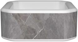 avenli Bergen szürke márvány mintás felfújható jakuzzi 170 × 170 × 70 cm, 760 liter (209)