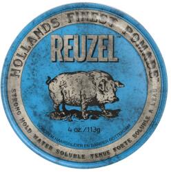 REUZEL Styling Blue Pomade Strong Hold hajpomádé közepes rögzítéssel és fényességgel férfiaknak 113 g