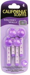 California Scents Vent Stick Monterey Vanilla illat autóba 4 db