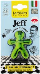 Mr&Mrs Fragrance Jeff Citrom és Narancs autóillatosító zöld