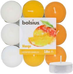 Bolsius Scented Tealights Mango 4h teamécses 18 db