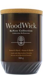 WoodWick ReNew Incense & Myrrh nagy gyertya 368 g