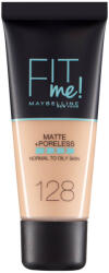 Maybelline Fit Me! mattító make-up normál és zsíros bőrre 30 ml 128 Warm Nude