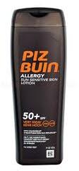 PIZ BUIN Allergy Lotion SPF50 napozó emulzió nőknek 200 ml
