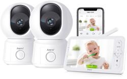 Arenti 2MP/1080P Wi-Fi Video Baby Monitor Kit with dual cameras and LCD screen (AInanny B2-2Cam Kit)