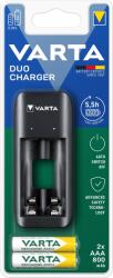 VARTA Duo USB Charger Töltő + 2 AAA 800 mAh R2U (57651201421)