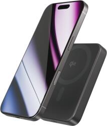 Epico UltraPack Qi2 10000mAh Mag+ alumínium, vezeték nélküli power bank, EM71b - fekete