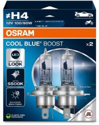 OSRAM Cool Blue Boost "H4", 12V, 100/90W, P43t, Duobox (62193CBB-2HB)