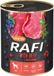 RAFI KUTYA PÁSTÉTOM MARHA, VÖRÖS- ÉS KÉK ÁFONYÁVAL KONZERV 800G min rendelhető 6db