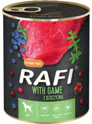 RAFI KUTYA PÁSTÉTOM VAD, VÖRÖS- ÉS KÉK ÁFONYÁVAL KONZERV 800G min. rendelés 6db - pet2000